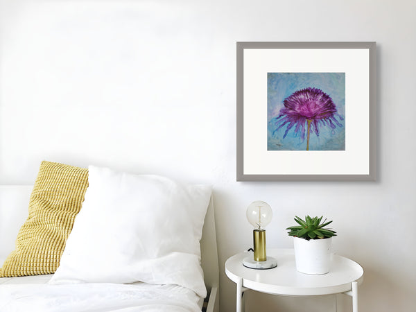 "The Flower Who Dreamed of Rain" - Original Painting