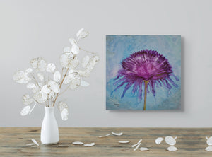 "The Flower Who Dreamed of Rain" - Original Painting